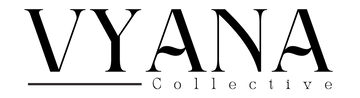 Logo of VYANA Collective with a black text on a white background