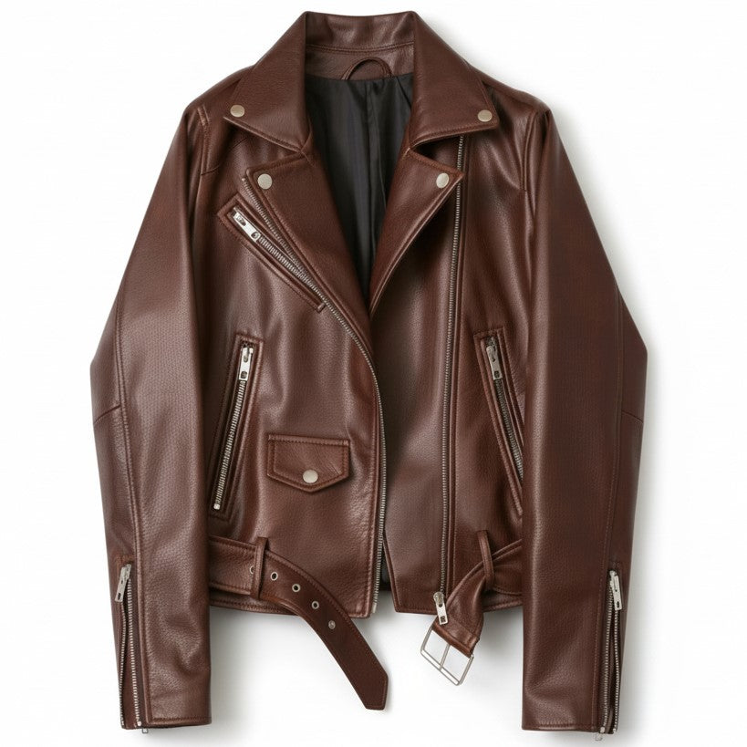 Vyana Collective PU Leather Jacket for Women