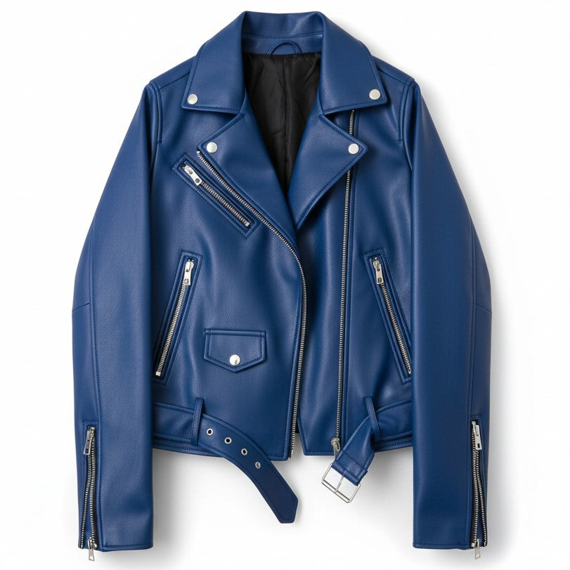 Vyana Collective PU Leather Jacket for Women