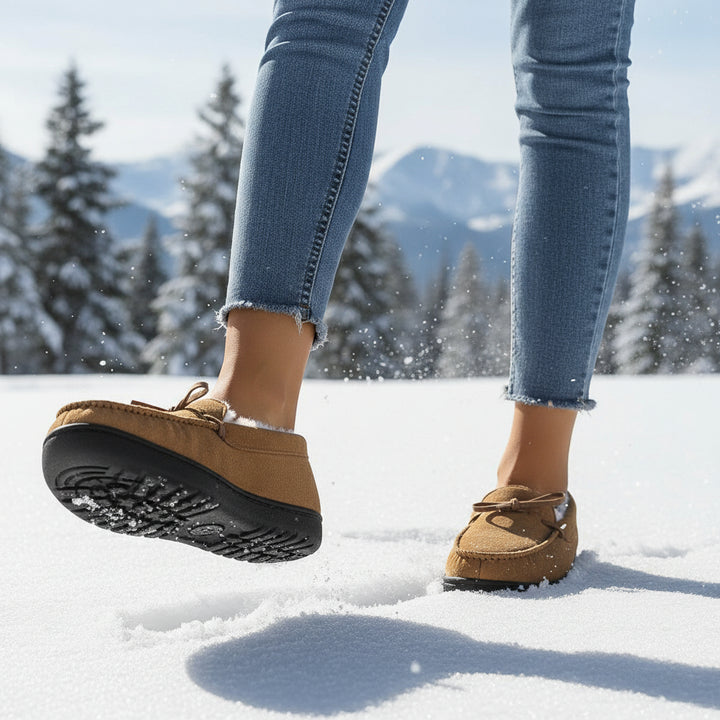 Chic Bow-Detail House Slippers-Vyana Collective