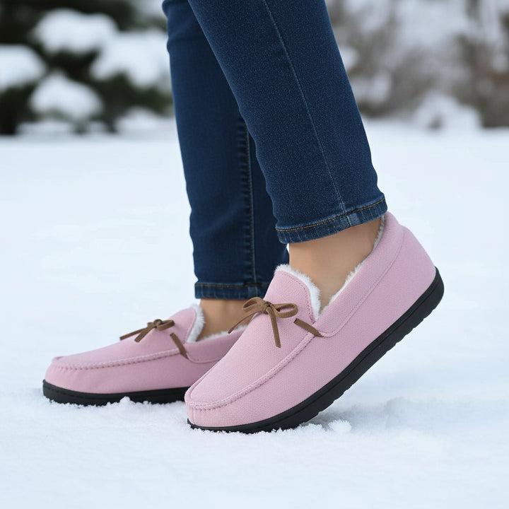 Chic Bow-Detail House Slippers-Vyana Collective