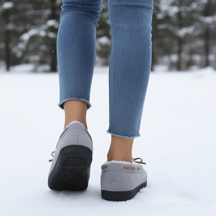 Chic Bow-Detail House Slippers-Vyana Collective