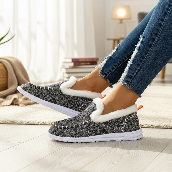 Cozy Women’s Winter Slip-On Shoes-Vyana Collective