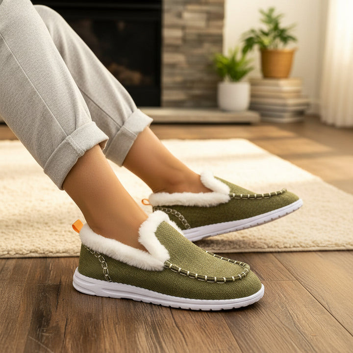 Cozy Women’s Winter Slip-On Shoes-Vyana Collective