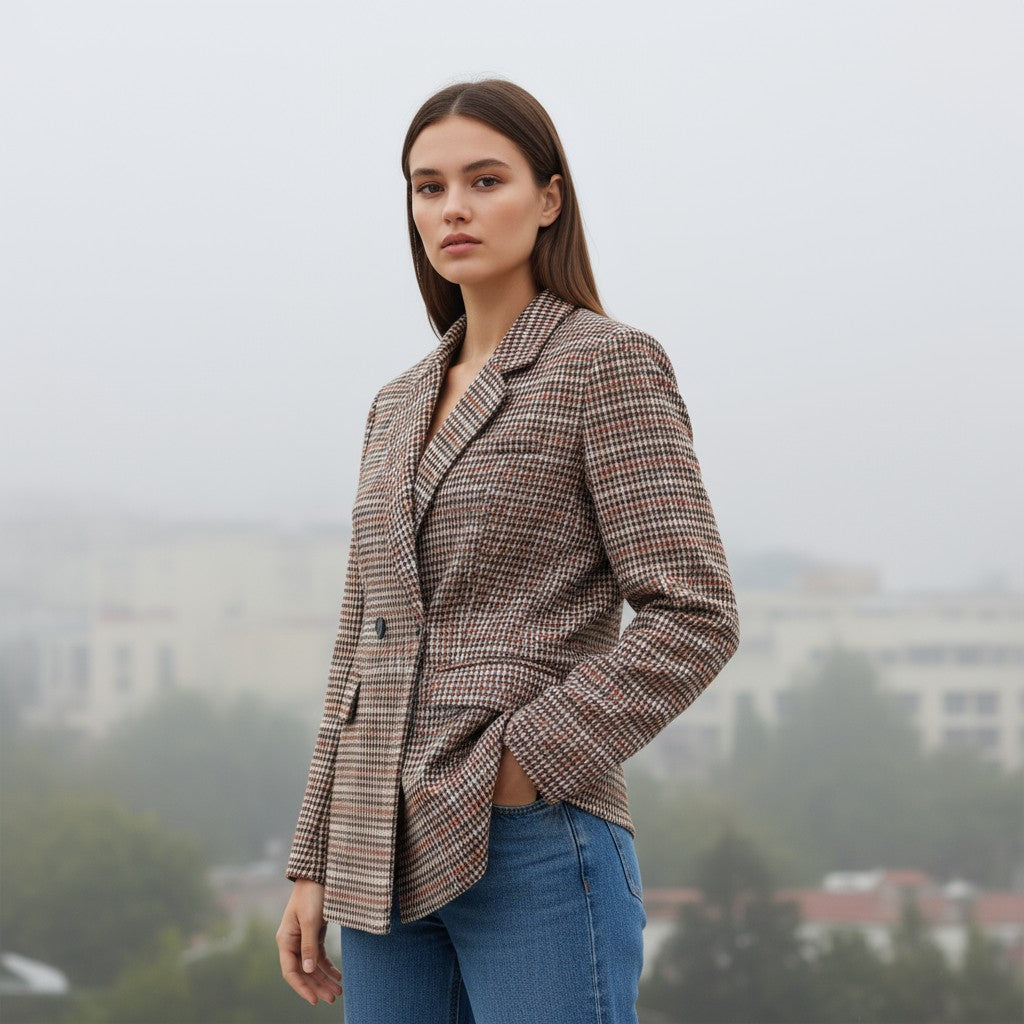 Elegant Buttoned Top-Trendsi