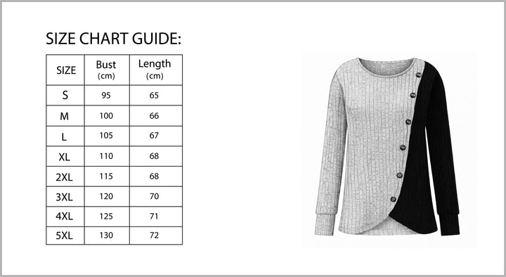 Multicolor Striped Long Sleeve Knit T-Shirt-Vyana Collective