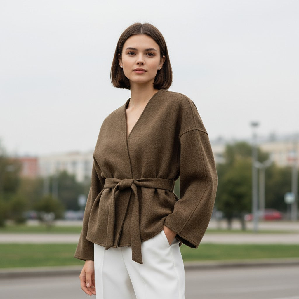 Modern Tied Top-Trendsi