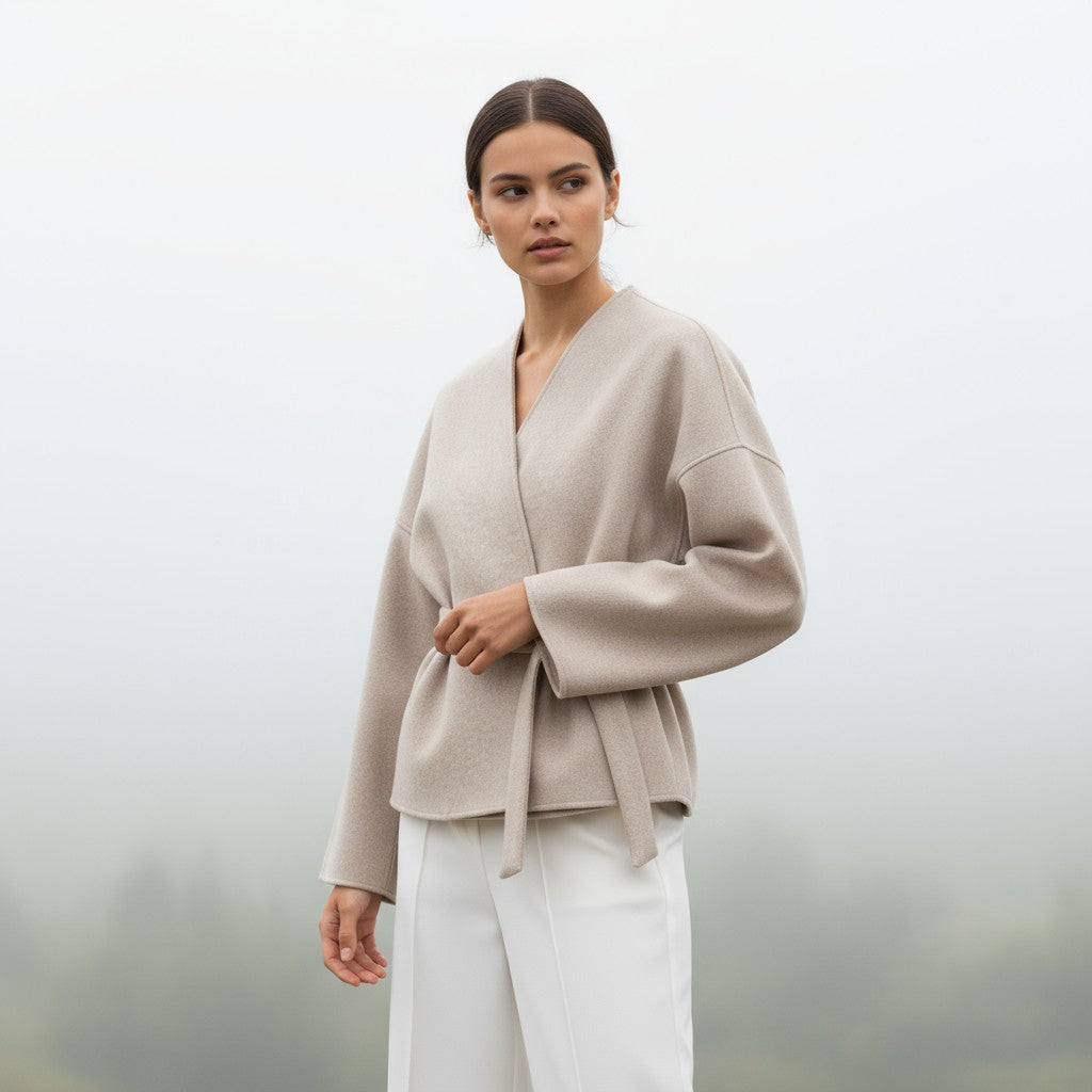 Modern Tied Top-Trendsi