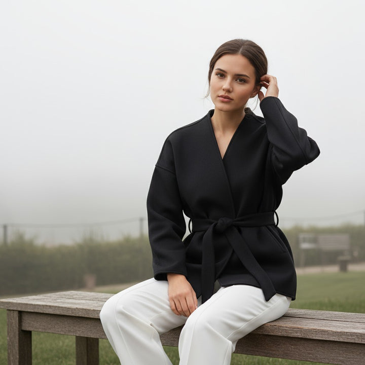 Modern Tied Top-Trendsi