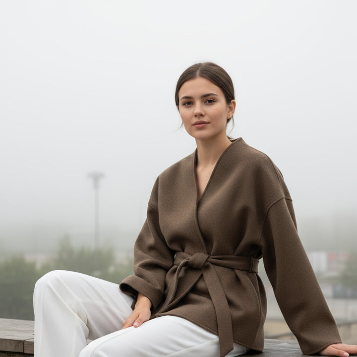 Modern Tied Top-Trendsi