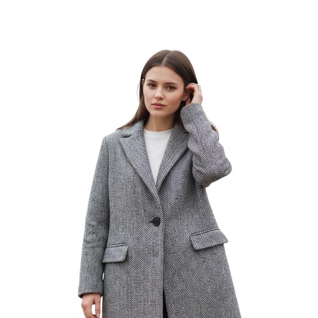 Temperament Commute Long Sleeve Jacket-Vyana Collective