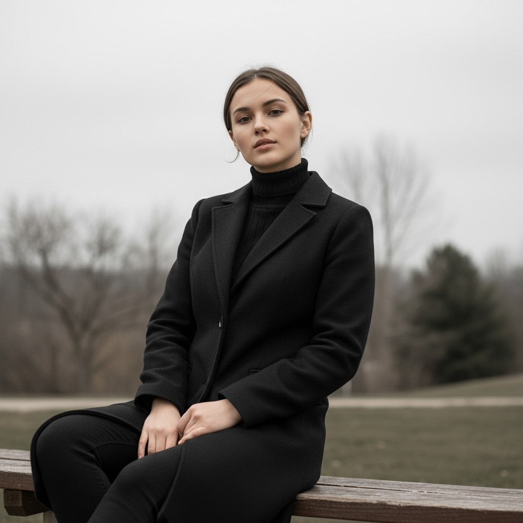 Temperament Commute Long Sleeve Jacket-Vyana Collective