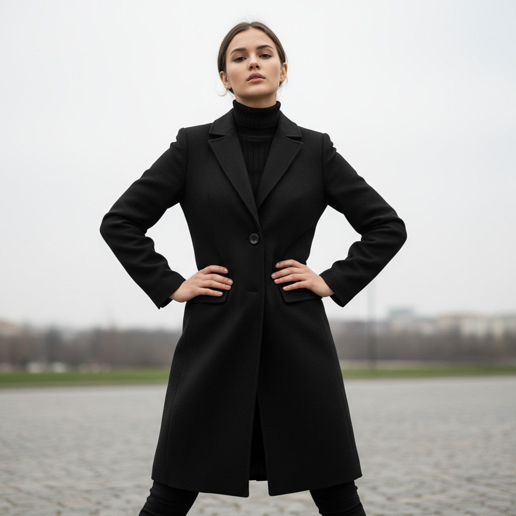 Temperament Commute Long Sleeve Jacket-Vyana Collective