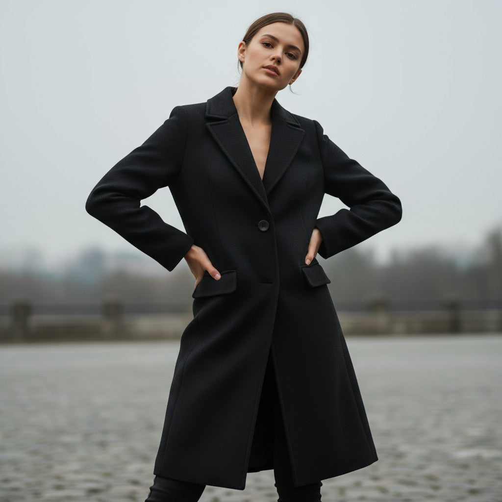 Temperament Commute Long Sleeve Jacket-Vyana Collective