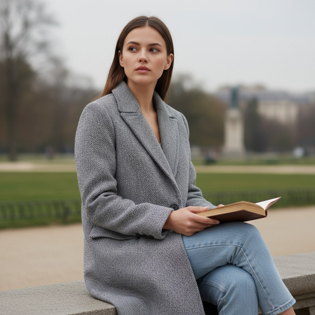 Temperament Commute Long Sleeve Jacket-Vyana Collective