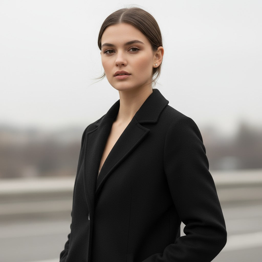 Temperament Commute Long Sleeve Jacket-Vyana Collective