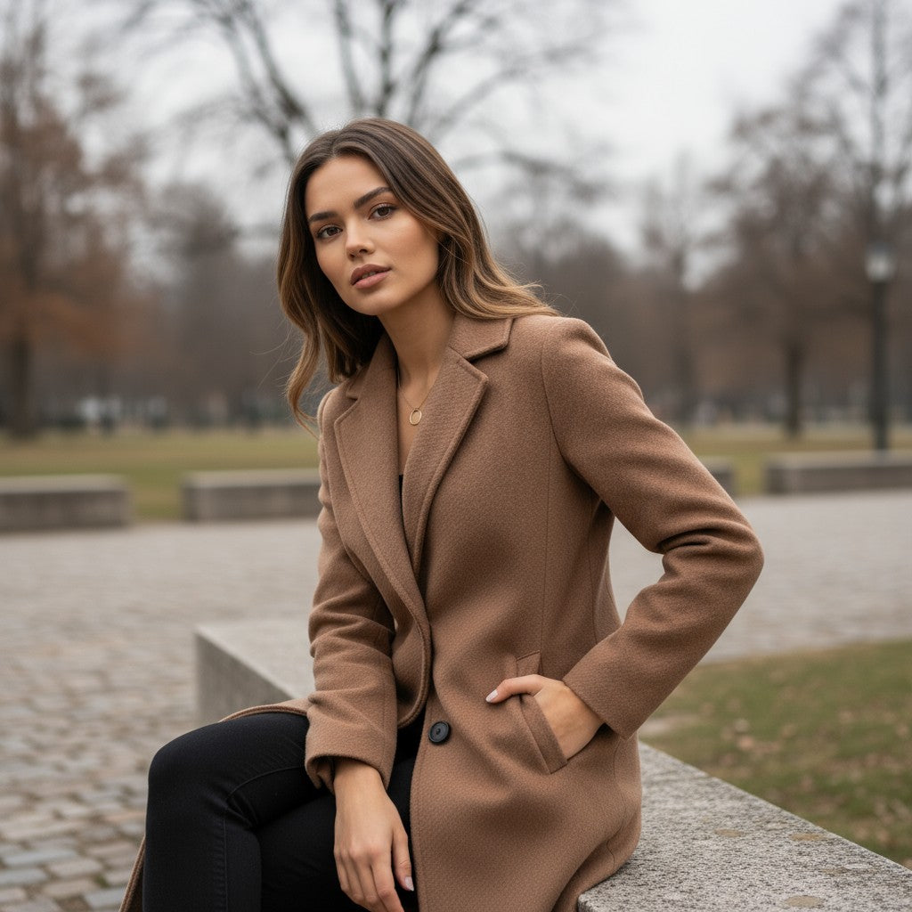 Temperament Commute Long Sleeve Jacket-Vyana Collective