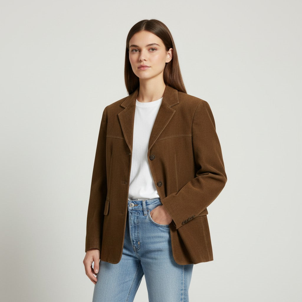 Vyana Collective Chic Autumn Coat for Women-Vyana Collective