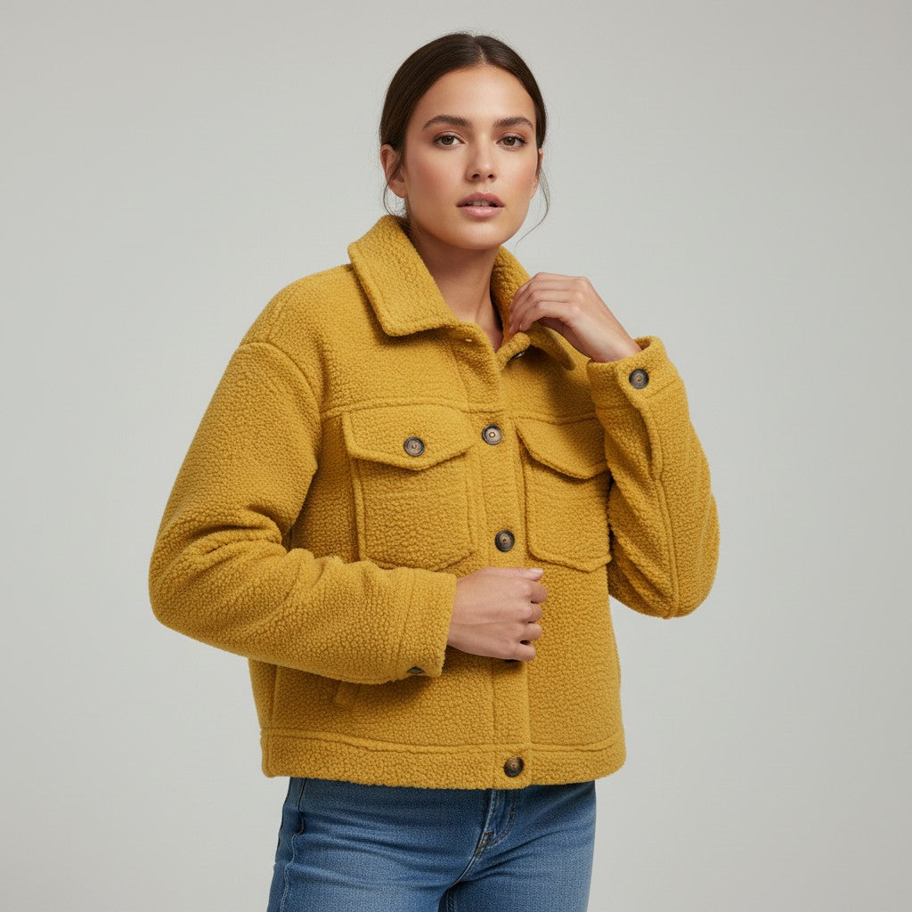 Vyana Collective Chic Autumn Women's Coat-Vyana Collective