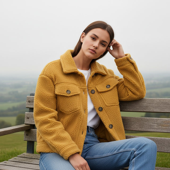 Vyana Collective Chic Autumn Women's Coat-Vyana Collective