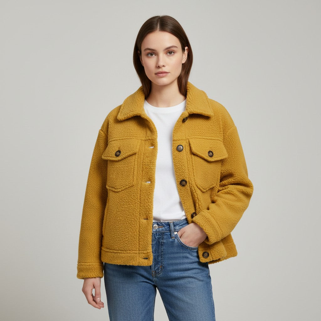 Vyana Collective Chic Autumn Women's Coat-Vyana Collective