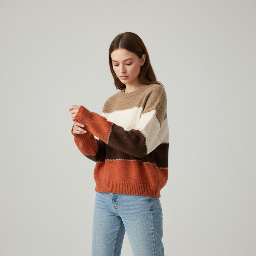 Vyana Collective Chic Knit Sweater-Vyana Collective
