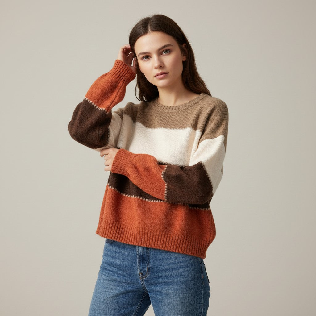 Vyana Collective Chic Knit Sweater-Vyana Collective