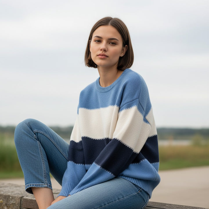 Vyana Collective Chic Knit Sweater-Vyana Collective