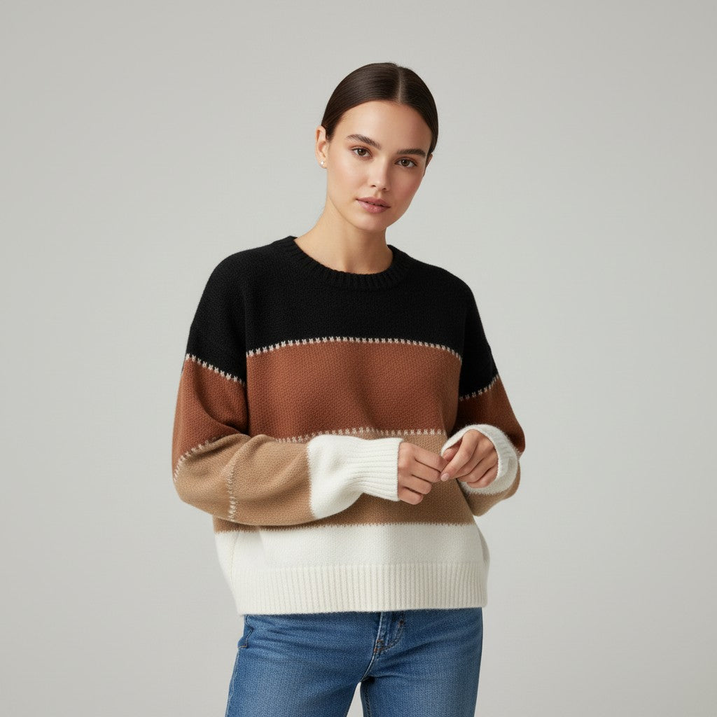 Vyana Collective Chic Knit Sweater-Vyana Collective