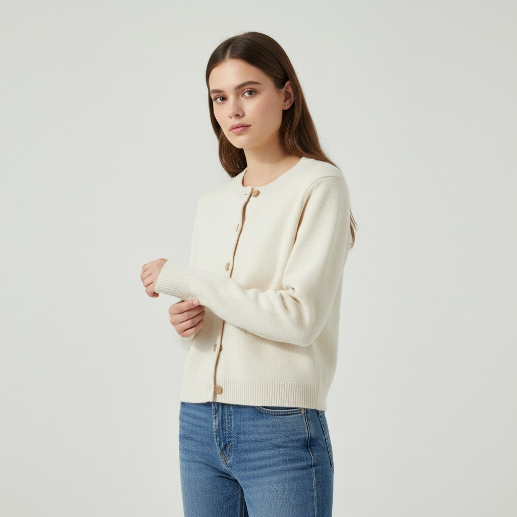 Vyana Collective - Chic Women's Autumn Cardigan-Vyana Collective