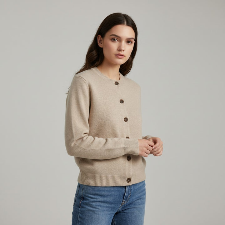 Vyana Collective - Chic Women's Autumn Cardigan-Vyana Collective