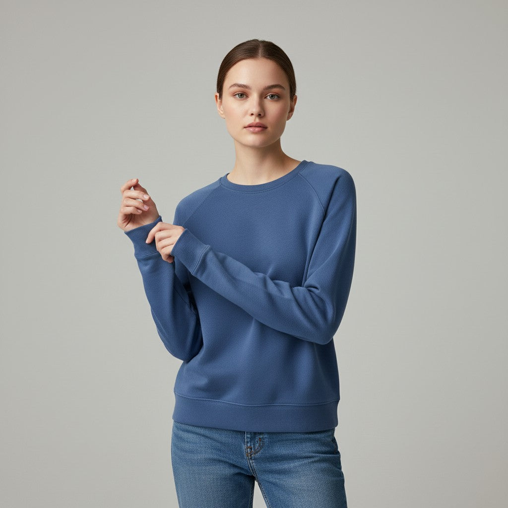 Vyana Collective Cotton Sweatshirt for Women-Vyana Collective