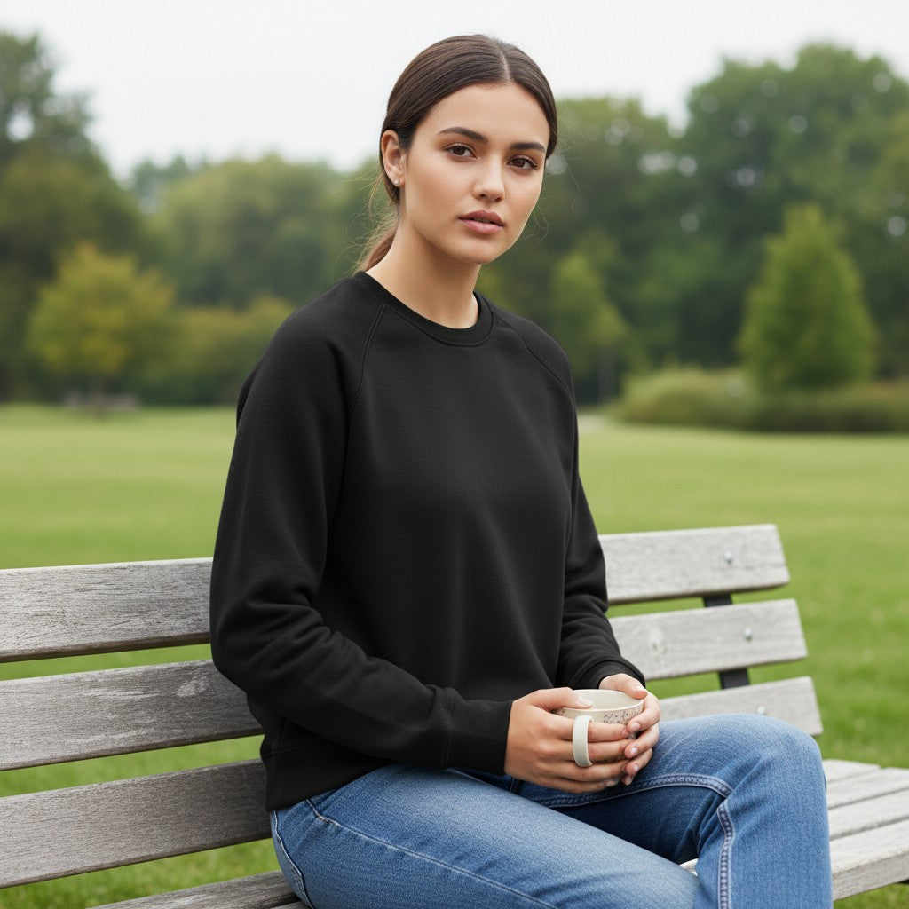 Vyana Collective Cotton Sweatshirt for Women-Vyana Collective