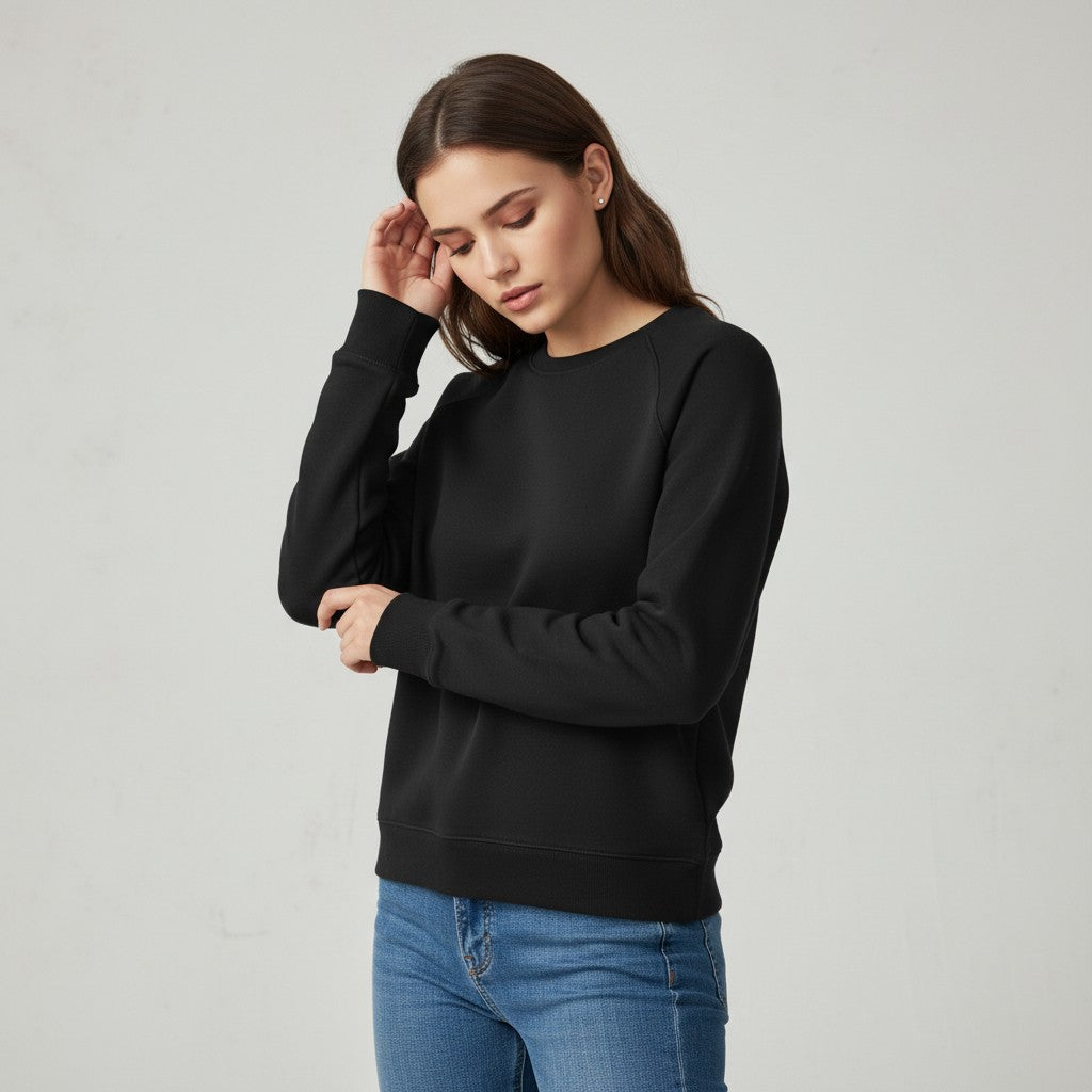 Vyana Collective Cotton Sweatshirt for Women-Vyana Collective