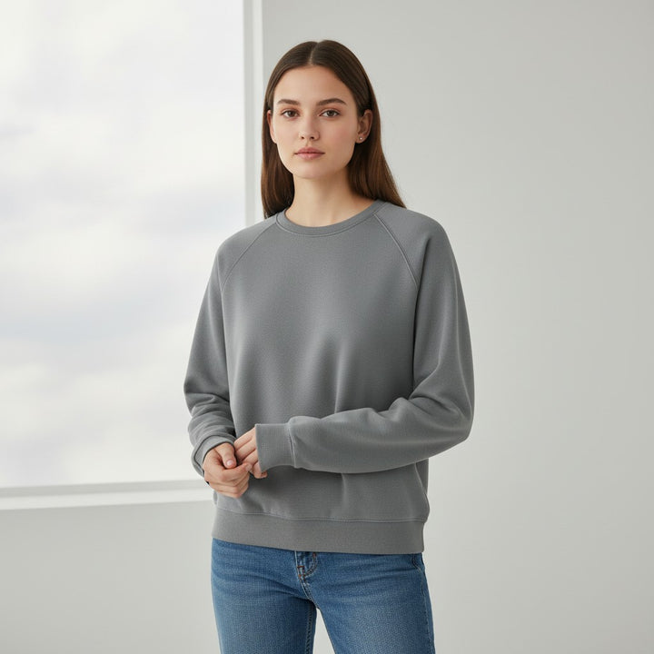 Vyana Collective Cotton Sweatshirt for Women-Vyana Collective