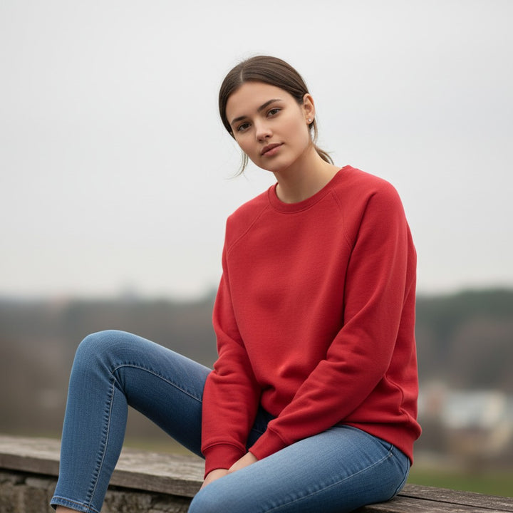 Vyana Collective Cotton Sweatshirt for Women-Vyana Collective