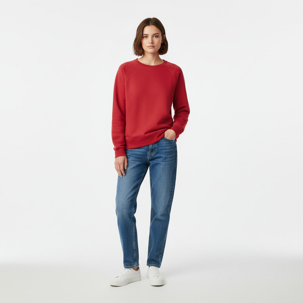 Vyana Collective Cotton Sweatshirt for Women-Vyana Collective