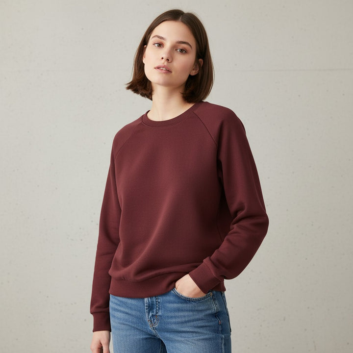 Vyana Collective Cotton Sweatshirt for Women-Vyana Collective