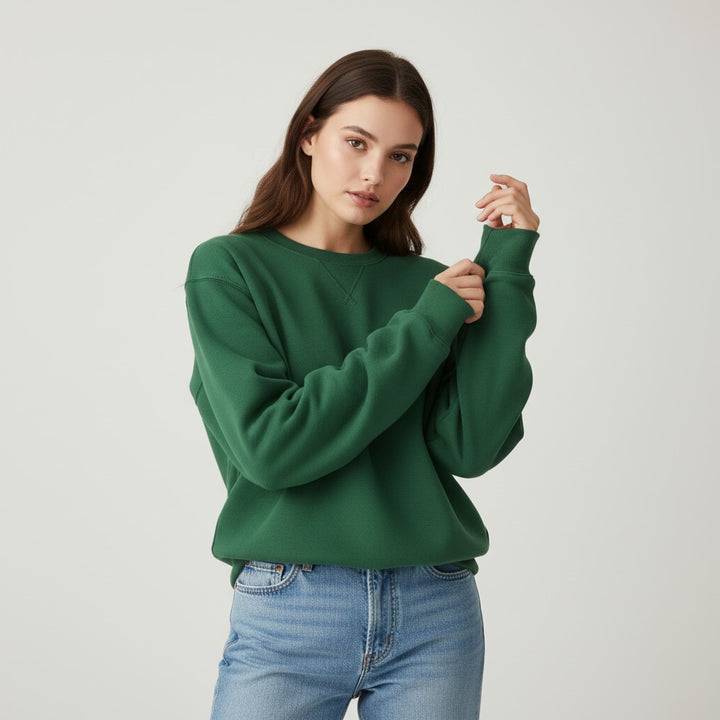 Vyana Collective Cotton Sweatshirt for Women-Vyana Collective