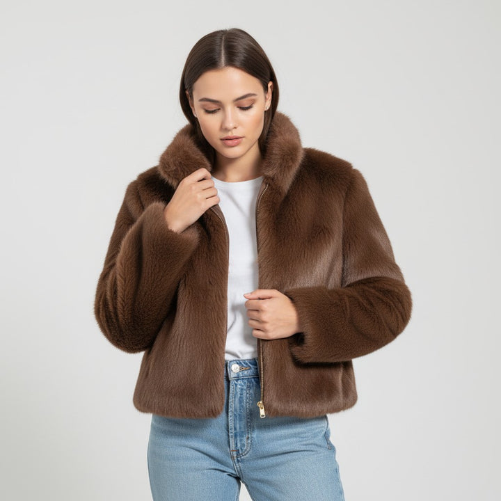 Vyana Collective Cozy Autumn Jacket for Women-Vyana Collective