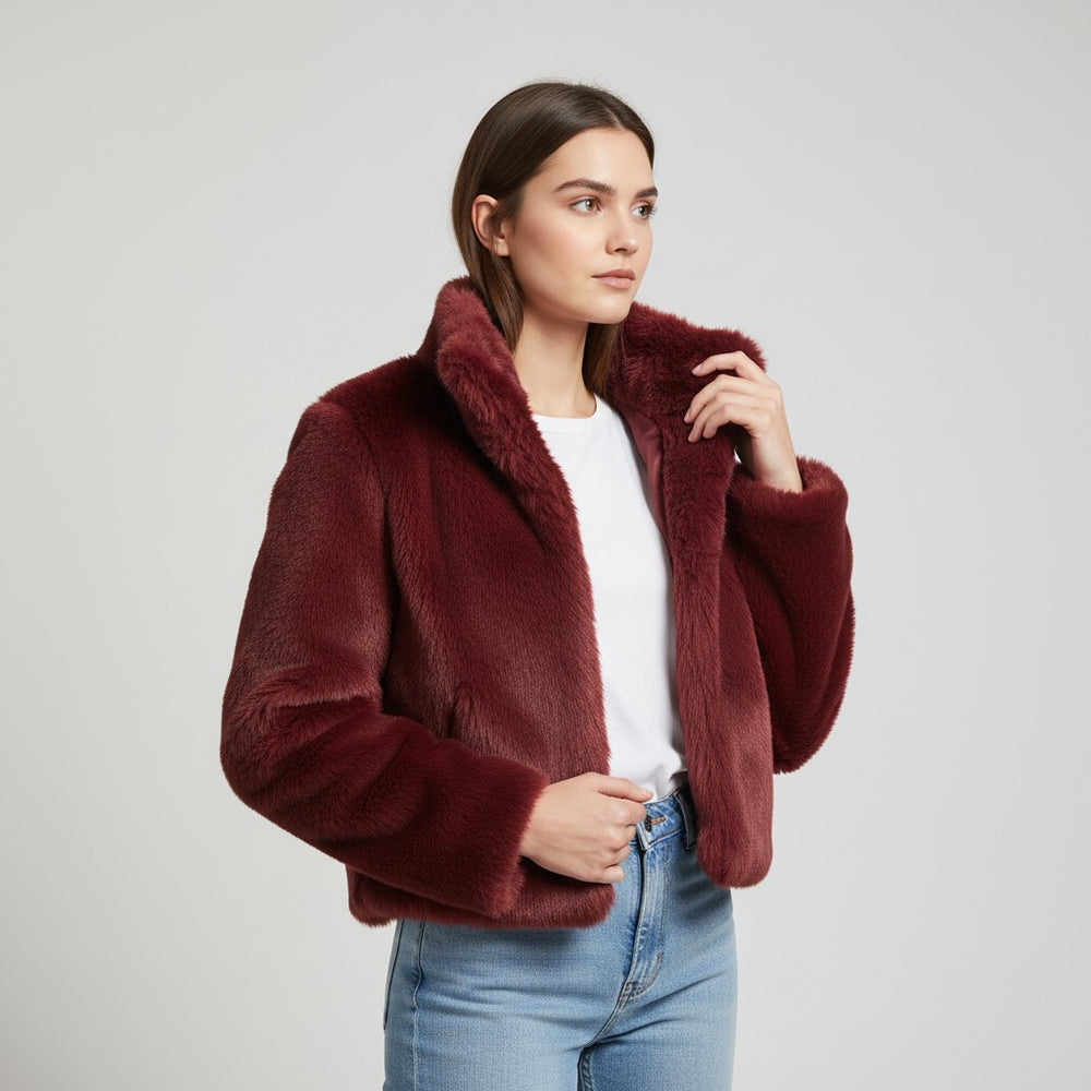 Vyana Collective Cozy Autumn Jacket for Women-Vyana Collective