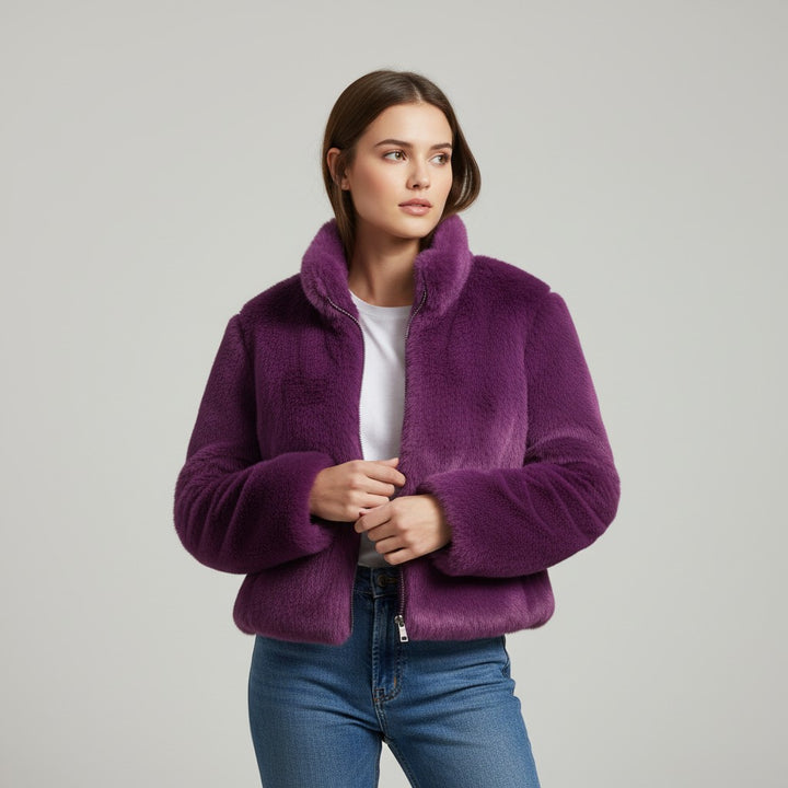 Vyana Collective Cozy Autumn Jacket for Women-Vyana Collective