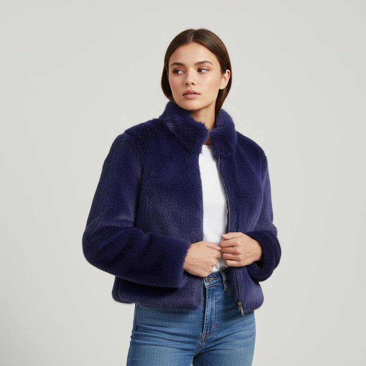 Vyana Collective Cozy Autumn Jacket for Women-Vyana Collective