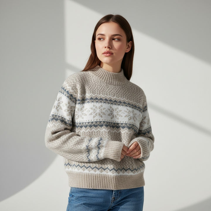 Vyana Collective - Cozy Wool Winter Sweater-Vyana Collective