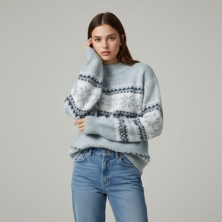 Vyana Collective - Cozy Wool Winter Sweater-Vyana Collective