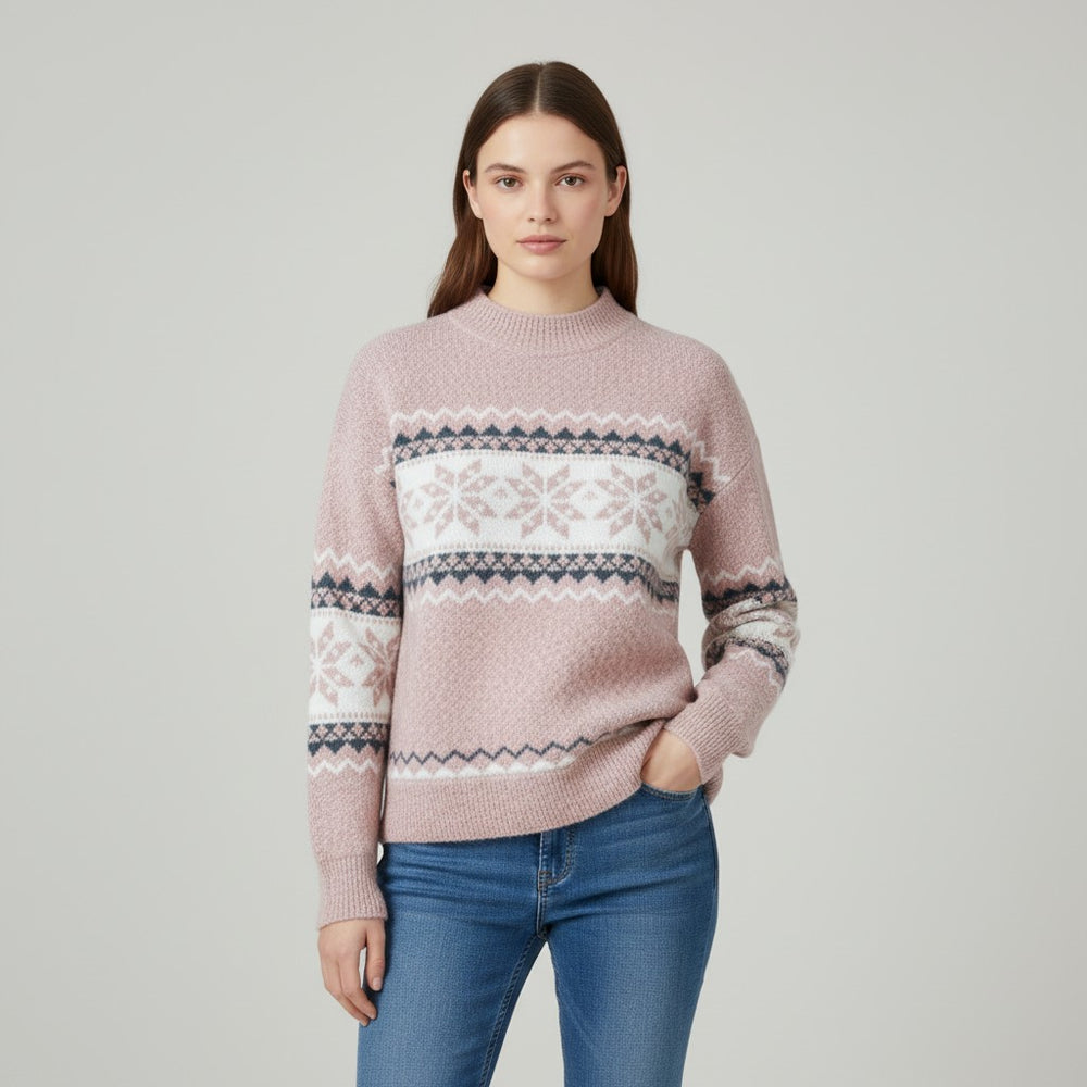 Vyana Collective - Cozy Wool Winter Sweater-Vyana Collective