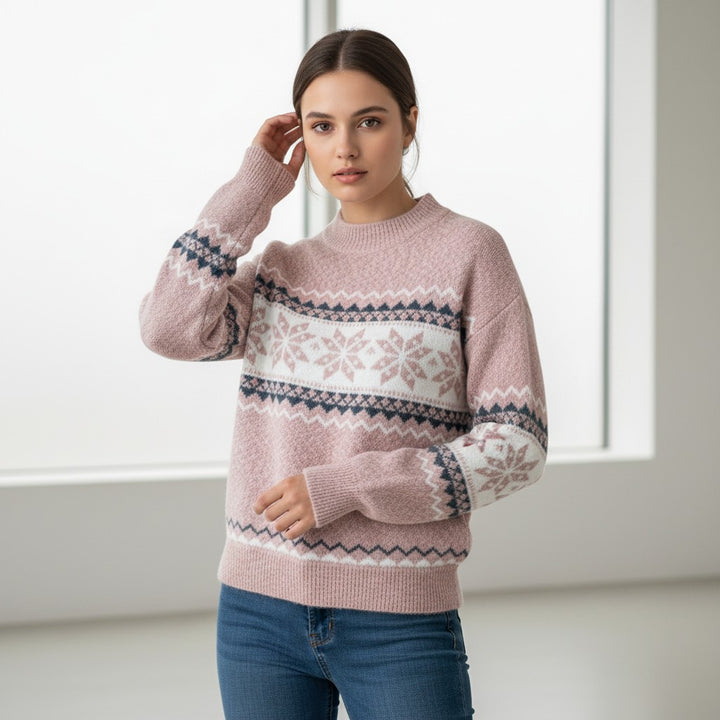 Vyana Collective - Cozy Wool Winter Sweater-Vyana Collective