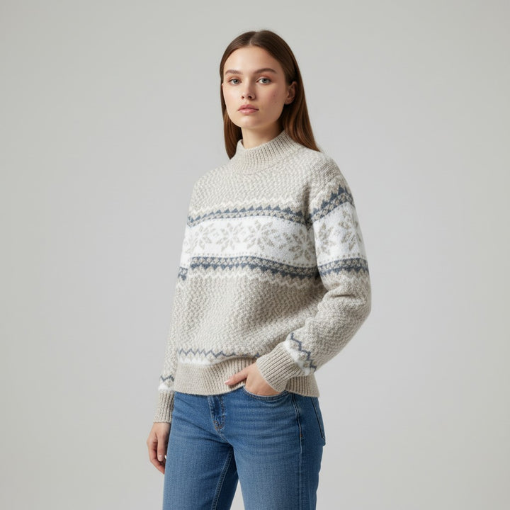 Vyana Collective - Cozy Wool Winter Sweater-Vyana Collective