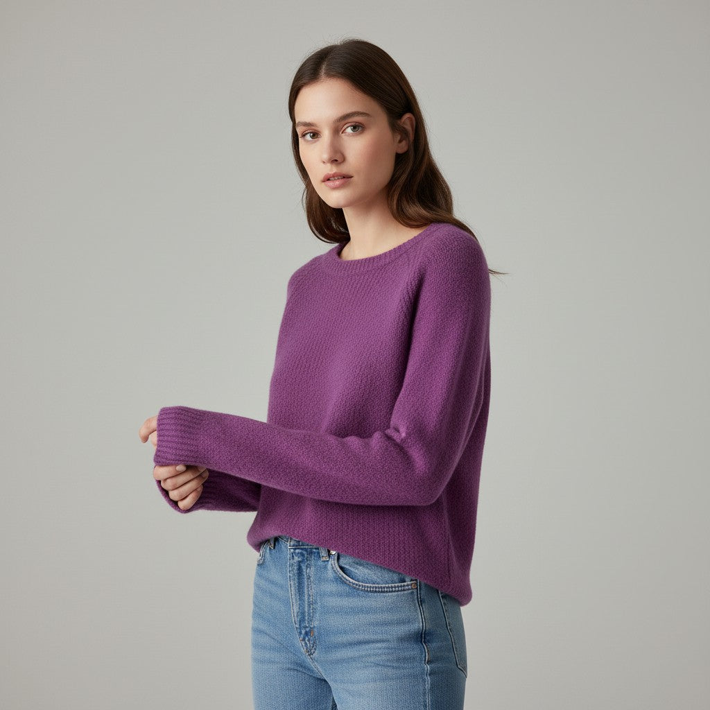 Vyana Collective Timeless Merino Wool Sweater-Vyana Collective