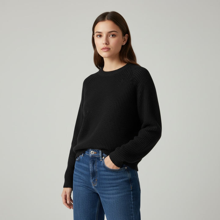Vyana Collective Timeless Merino Wool Sweater-Vyana Collective